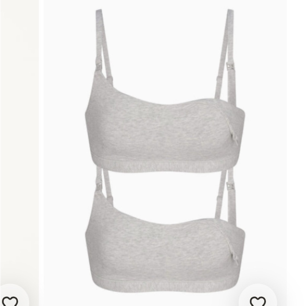 Brand New Skims Nursing Bras - Cotton Jersey